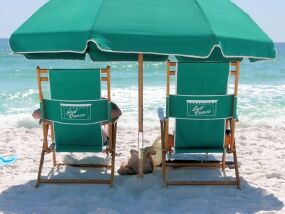 beach chairs in Fort Walton Beach